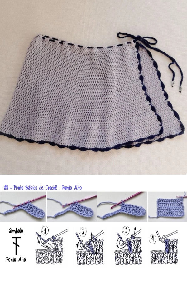 Pontos de Crochê para Saias: Modelos com Gráficos Perfeitos para o Verão