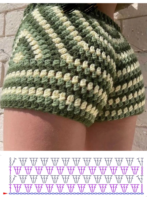 Short de Crochê: Modelos, Gráficos e Pontos Lindos para Fazer e Lucrar