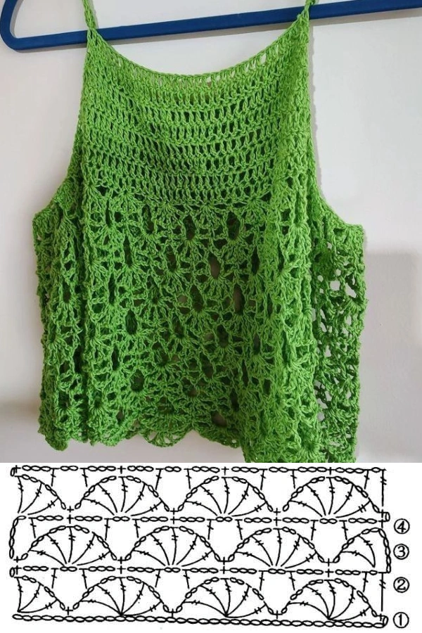 🧶12 Ideias de Tops de Crochê para o Verão: Tendências Lindas e Atuais
