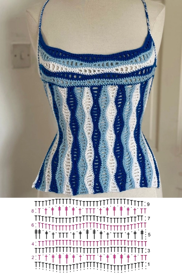 🧶12 Ideias de Tops de Crochê para o Verão: Tendências Lindas e Atuais