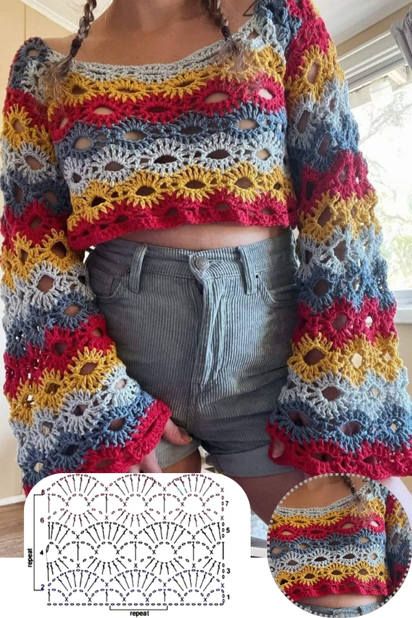 12 Ideias de Tops de Crochê para o Verão: Tendências Lindas e Atuais