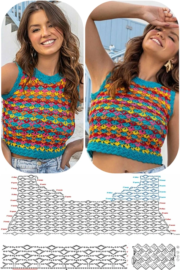 🧶12 Ideias de Tops de Crochê para o Verão: Tendências Lindas e Atuais