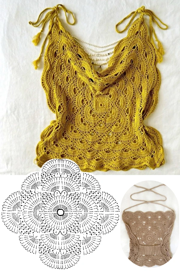 🧶12 Ideias de Tops de Crochê para o Verão: Tendências Lindas e Atuais