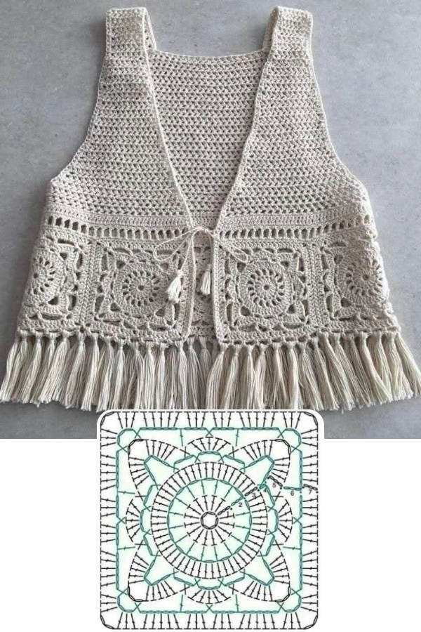 Coletes de Crochê para o Verão Modernos que Valorizam Looks Leves e Naturais