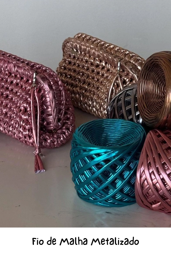 Fios Especiais e Bolsas Incríveis: Artesanato Moderno que Surpreende