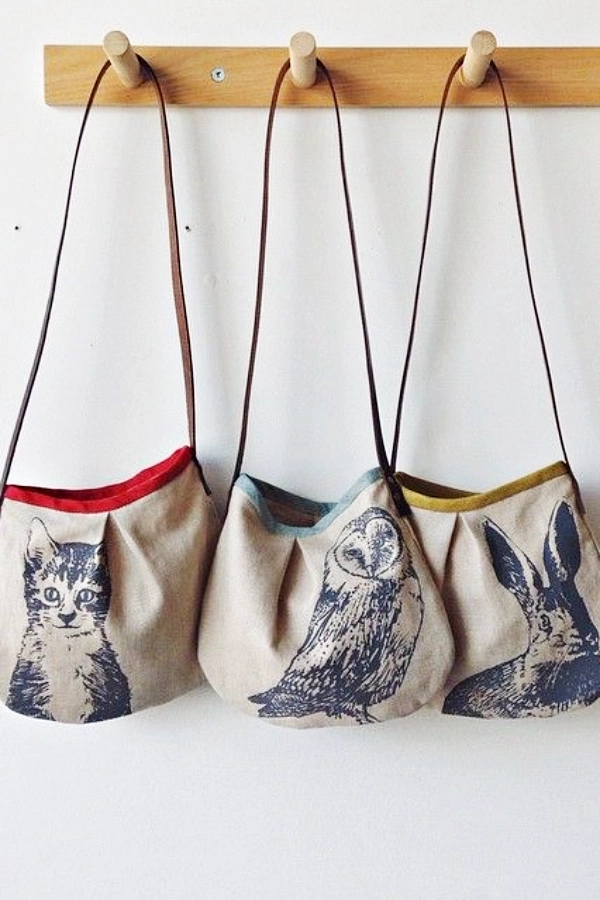 Modelos de Bolsas de Tecido Criativas que Unem Estilo, Praticidade e Personalidade