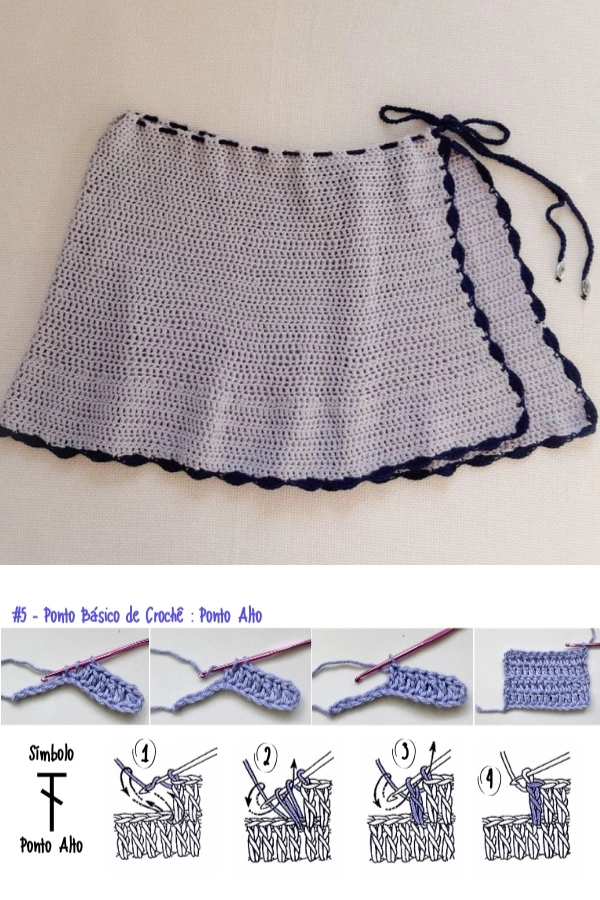 Pontos de Crochê para Saias de Verão: Ideias Leves e Tendências para Praia