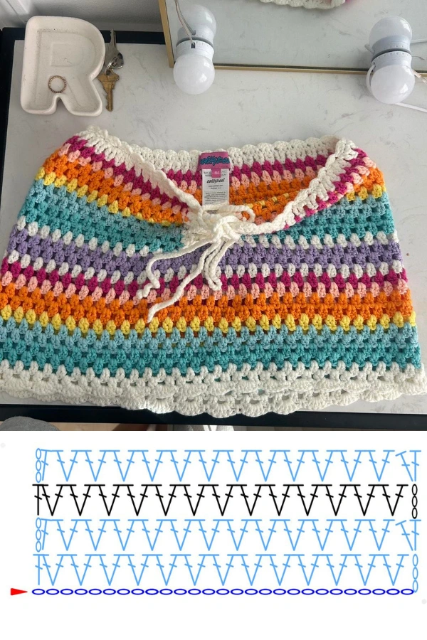 Pontos de Crochê para Saias de Verão: Ideias Leves e Tendências para Praia