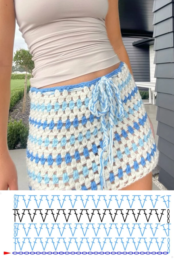 Pontos de Crochê para Saias de Verão: Ideias Leves e Tendências para Praia