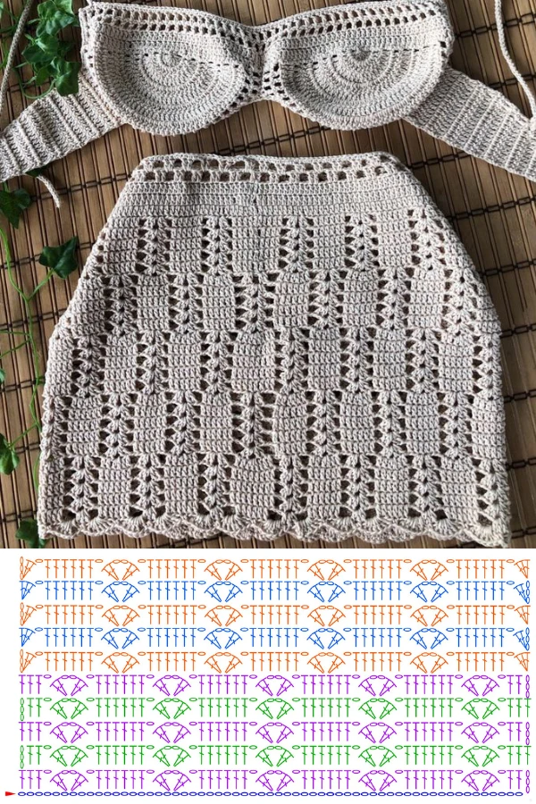 Pontos de Crochê para Saias de Verão: Ideias Leves e Tendências para Praia