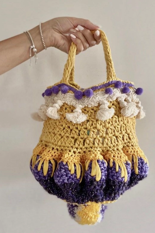 Bolsa de Crochê Artesanal: Modelos Modernos, Coloridos e Cheios de Estilo