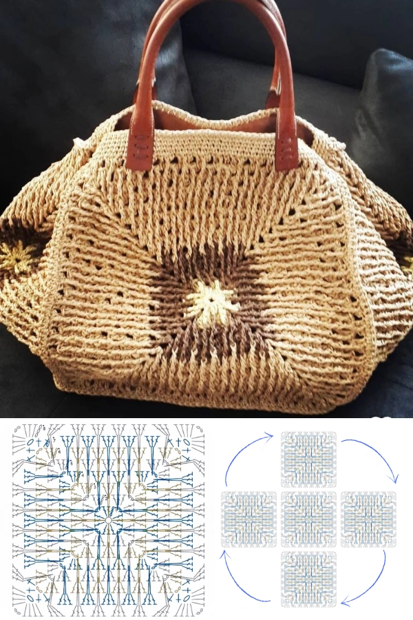 Bolsas com Quadrado de Crochê (Granny Square): Inspirações Modernas