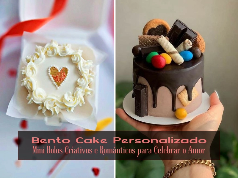 Bento Cake Personalizado: Mini Bolos Criativos e Românticos para Celebrar o Amor
