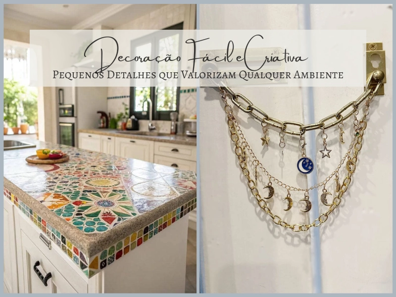 Decoração Fácil e Criativa: Pequenos Detalhes que Valorizam Qualquer Ambiente