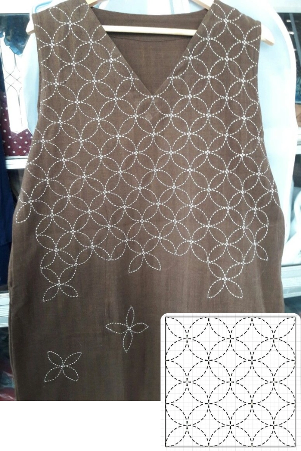 Bordado Sashiko Criativo: Ideias, Pontos, Gráficos e Dicas para Apaixonadas por Bordado Japonês