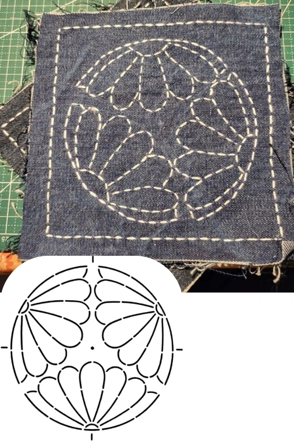 Bordado Sashiko Criativo: Ideias, Pontos, Gráficos e Dicas para Apaixonadas por Bordado Japonês