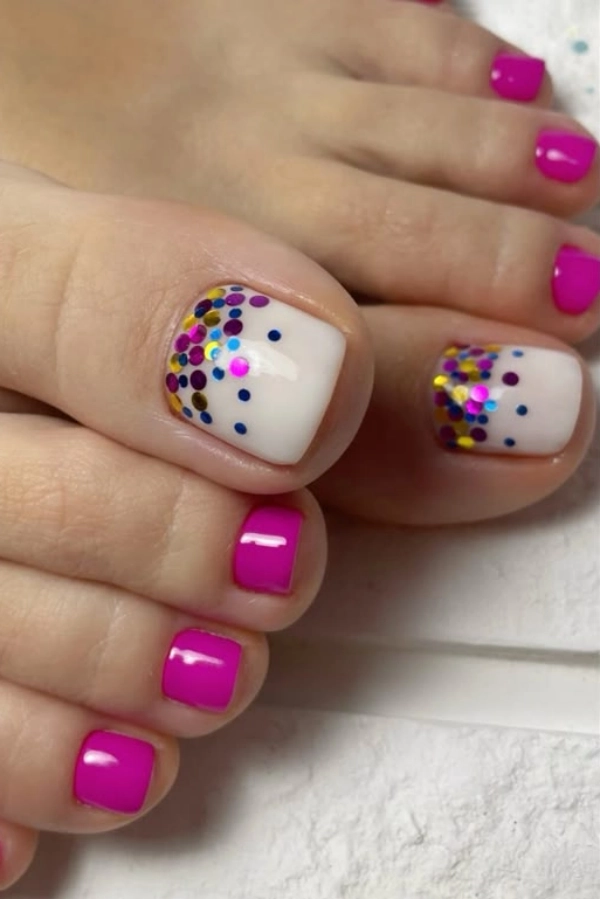 Pés Lindos no Carnaval: Unhas com Cor e Muito Brilho