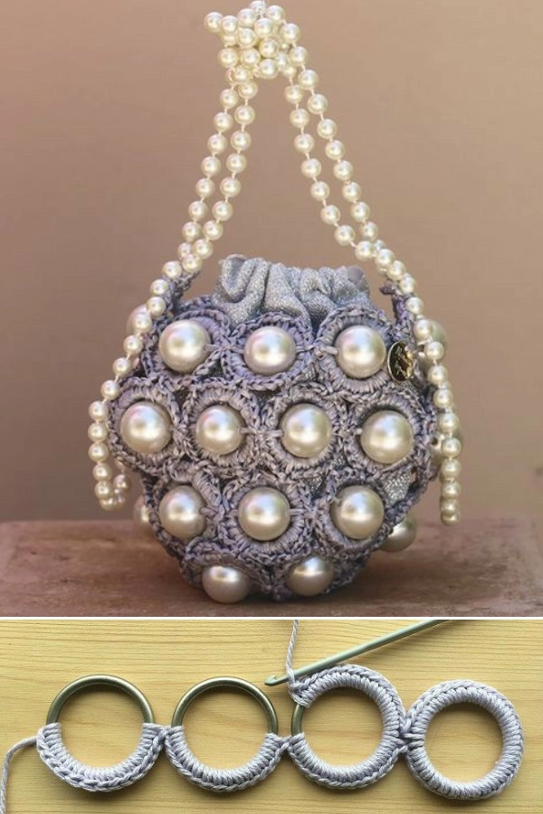 Bolsas de Crochê com Argolas: 27 Modelos Lindos, Modernos e Cheios de Estilo
