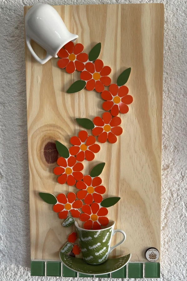 Mosaico Picassiette: Transforme Porcelanas Quebradas em Peças Lindas de Decoração