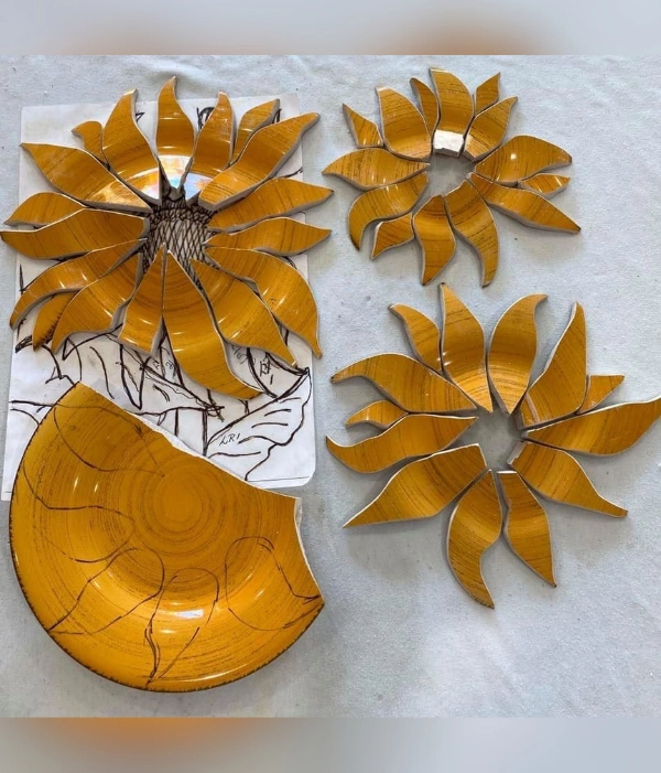 Mosaico Picassiette: Transforme Porcelanas Quebradas em Peças Lindas de Decoração