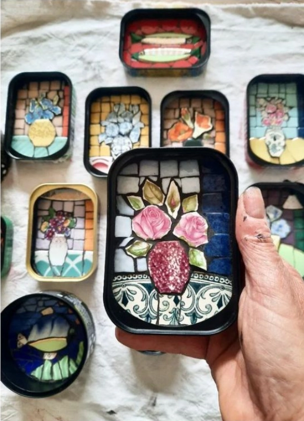 Mosaico Picassiette: Transforme Porcelanas Quebradas em Peças Lindas de Decoração