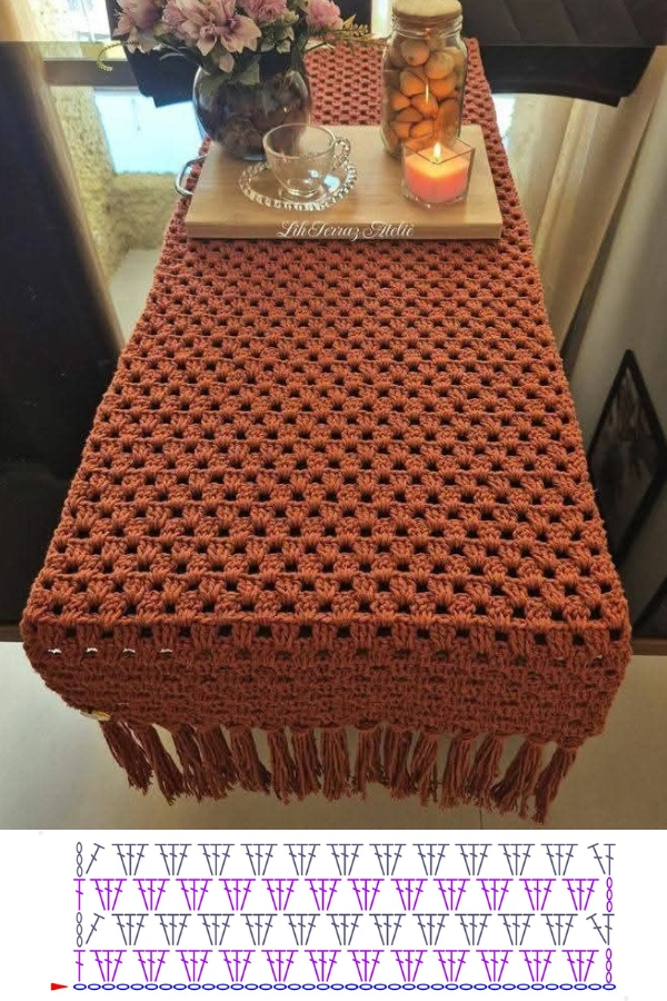 Pontos de Crochê para Caminho de Mesa: Modelos Modernos Para Encantar e Lucrar