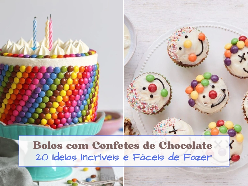 🎂 Bolos com Confetes de Chocolate: 20 Ideias Incríveis e Fáceis de Fazer
