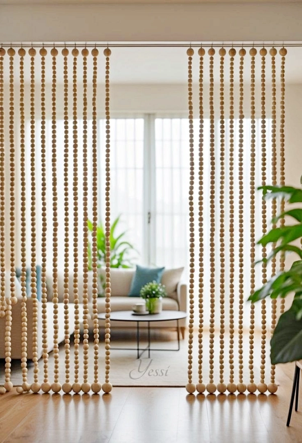 🏡Cortinas Decorativas para Dividir Ambientes: Inspirações Modernas e Elegantes