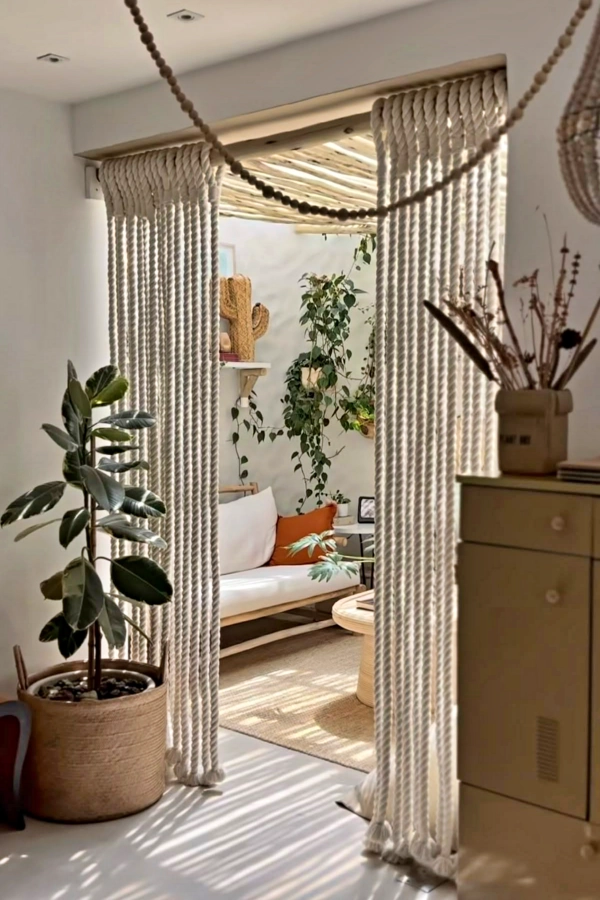 🏡Cortinas Decorativas para Dividir Ambientes: Inspirações Modernas e Elegantes