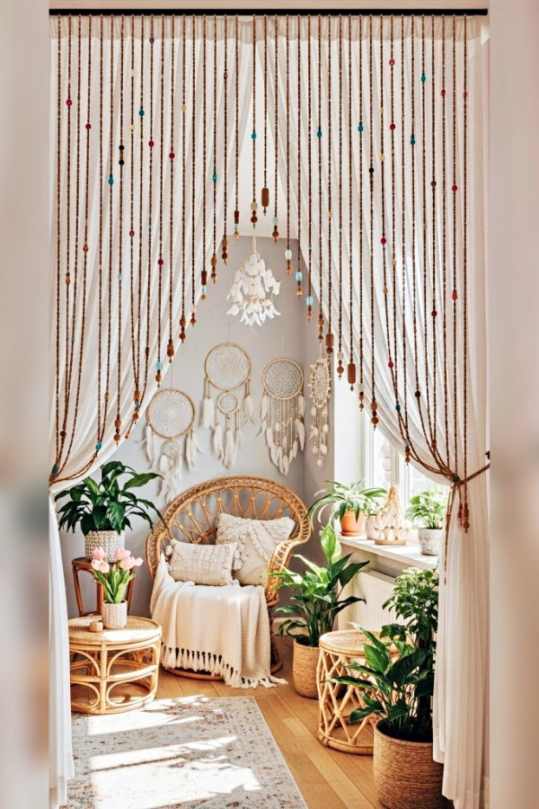 🏡Cortinas Decorativas para Dividir Ambientes: Inspirações Modernas e Elegantes