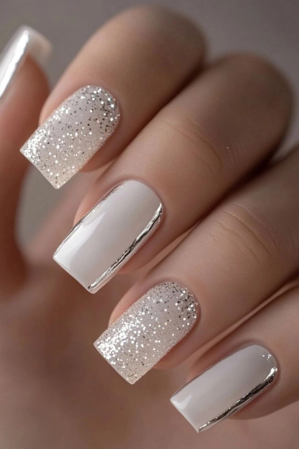 💅Mãos Bonitas e Elegantes: 19 Dicas de Unhas com Brilho para um Look Chic