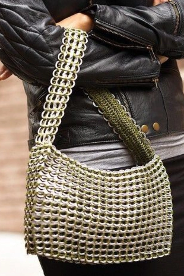 ♻️17 Bolsas com Lacres de Latinha: DIY Sustentável que Une Estilo e Criatividade