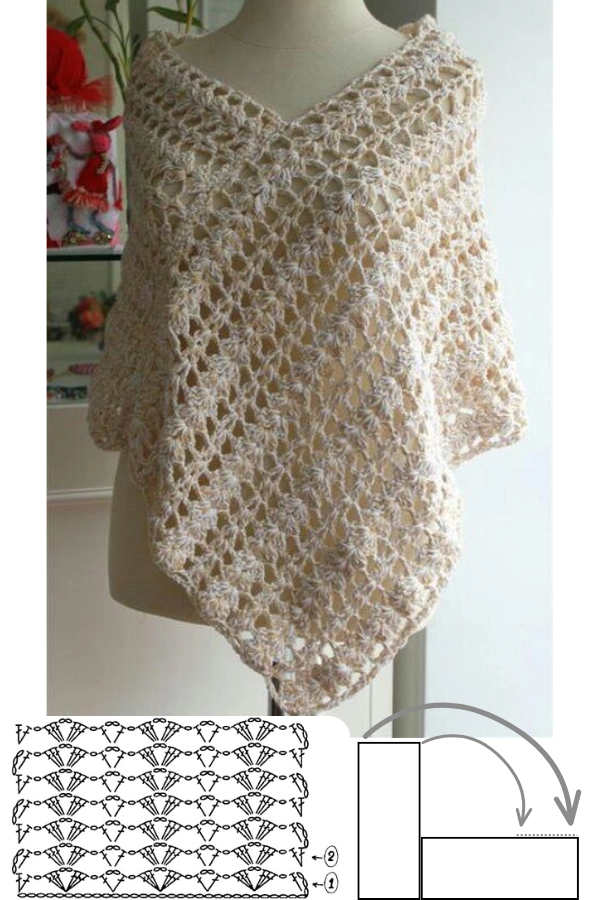 🧶Looks com Poncho de Crochê: Tendências Artesanais que Unem Charme e Conforto