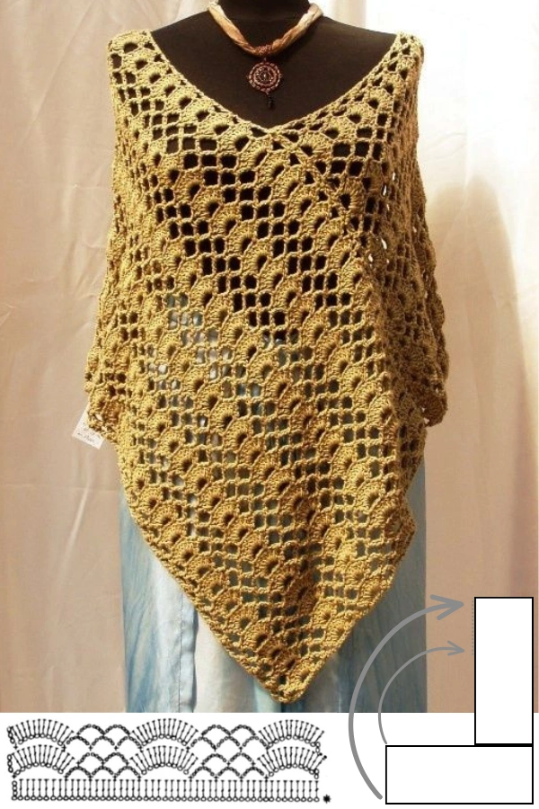 🧶Looks com Poncho de Crochê: Tendências Artesanais que Unem Charme e Conforto