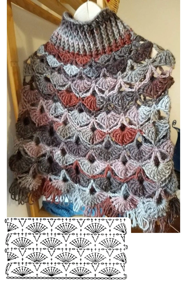 🧶Looks com Poncho de Crochê: Tendências Artesanais que Unem Charme e Conforto