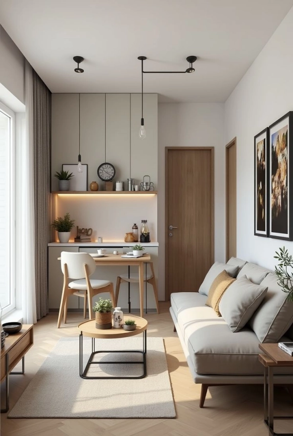 🌟Sala e Cozinha Integradas: Tendências para Apartamentos Compactos Modernos