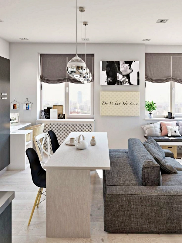 🌟Sala e Cozinha Integradas: Tendências para Apartamentos Compactos Modernos