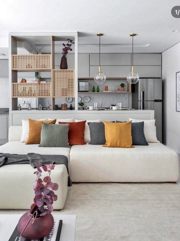 🌟Sala e Cozinha Integradas: Tendências para Apartamentos Compactos Modernos