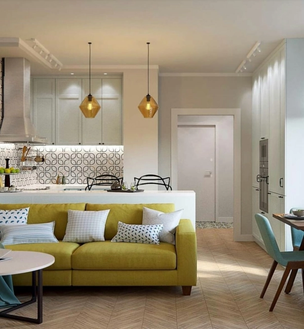 🌟Sala e Cozinha Integradas: Tendências para Apartamentos Compactos Modernos