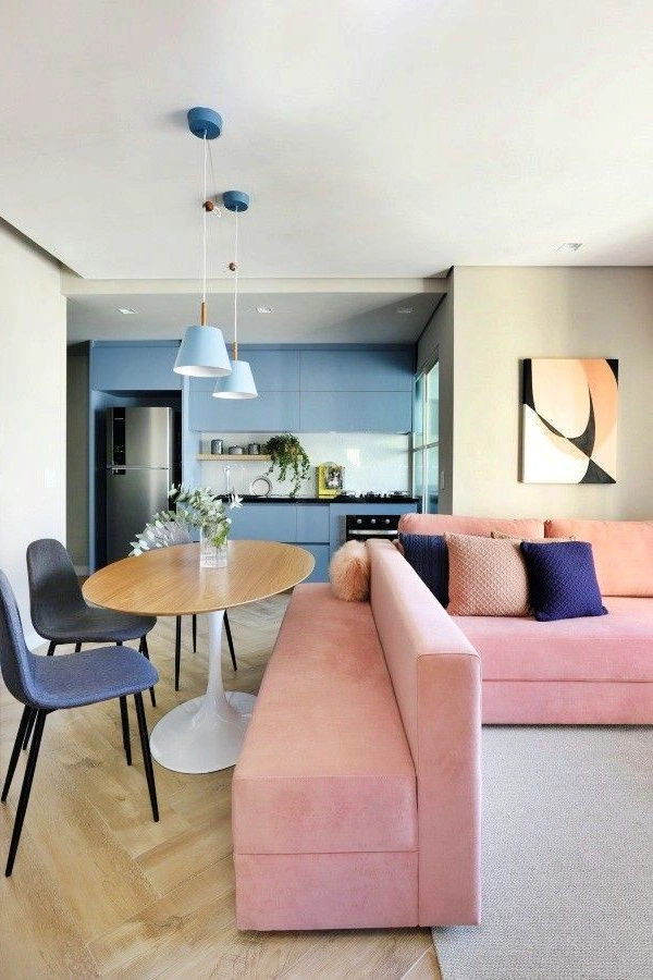 🌟Sala e Cozinha Integradas: Tendências para Apartamentos Compactos Modernos
