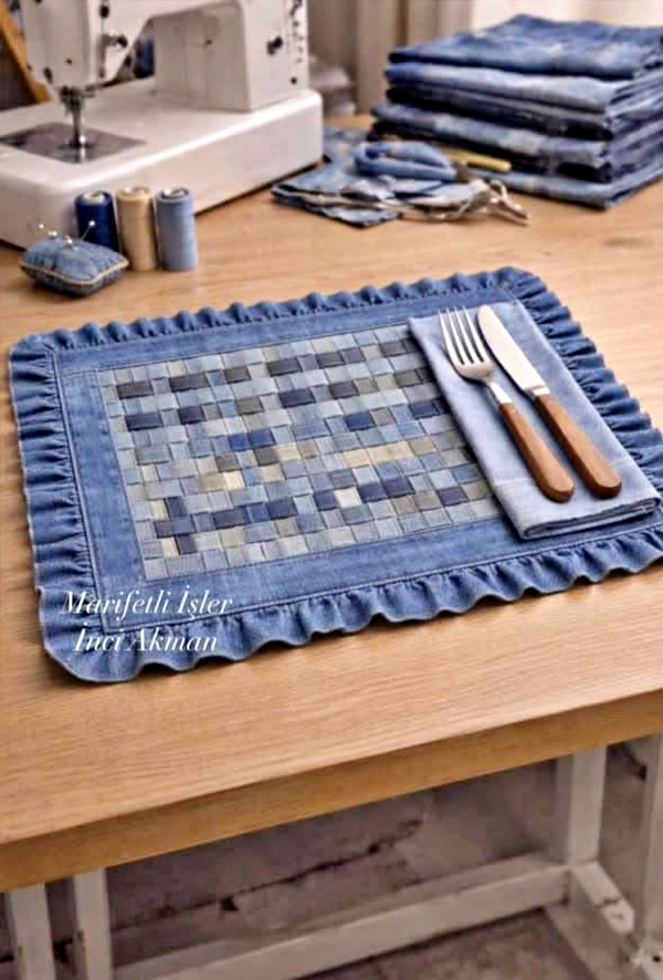 ♻️Como Transformar o Jeans Velho em Peças Decorativas Charmosas