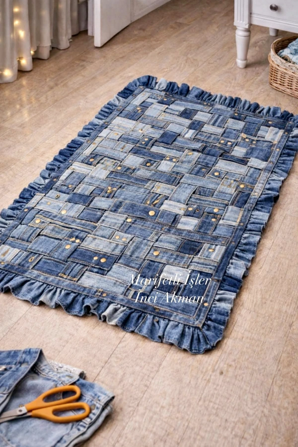 ♻️Como Transformar o Jeans Velho em Peças Decorativas Charmosas