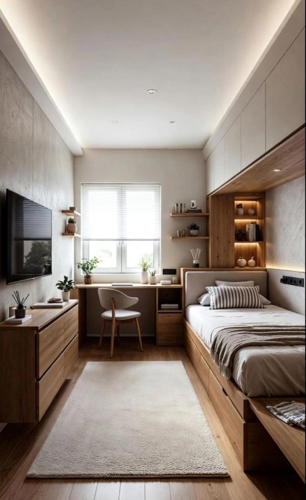 Apartamentos Studio Decorados: 14 Ideias Inteligentes para Aproveitar Cada Espaço com Estilo