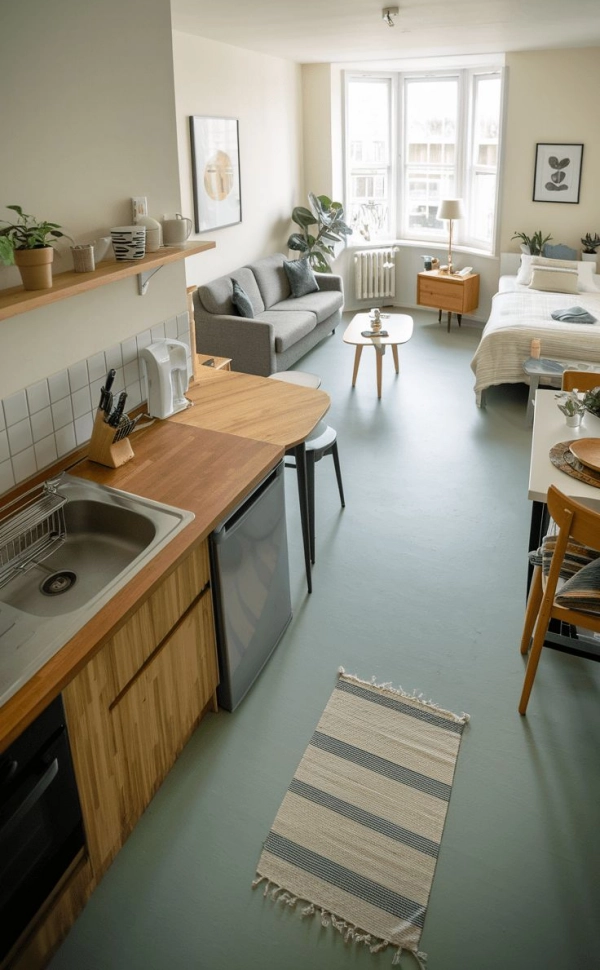Apartamentos Studio Decorados: 14 Ideias Inteligentes para Aproveitar Cada Espaço com Estilo
