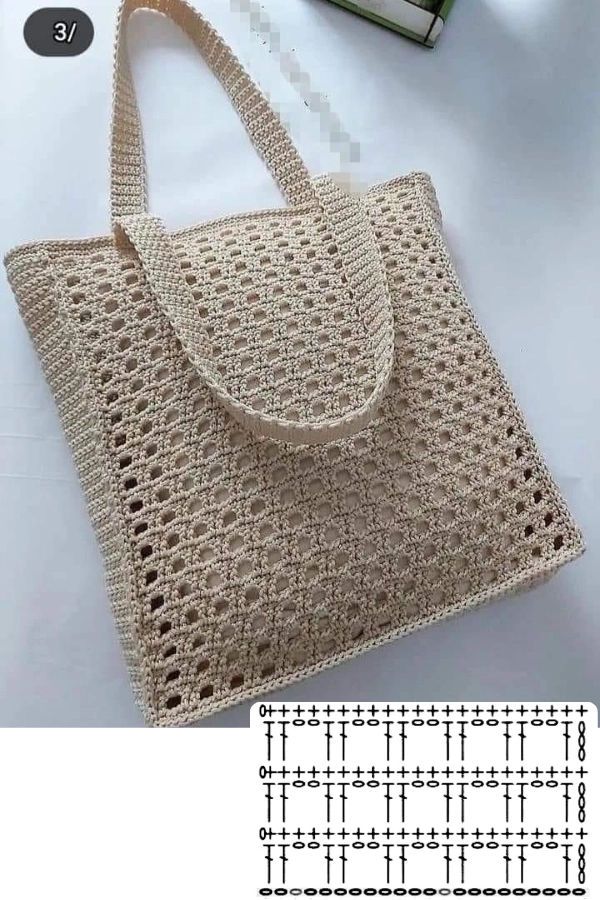 Modelos de Bolsas de Crochê: Inspirações Modernas com Gráficos e Pontos Atuais