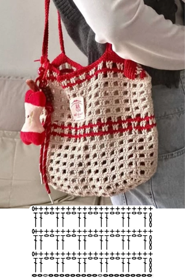 Modelos de Bolsas de Crochê: Inspirações Modernas com Gráficos e Pontos Atuais