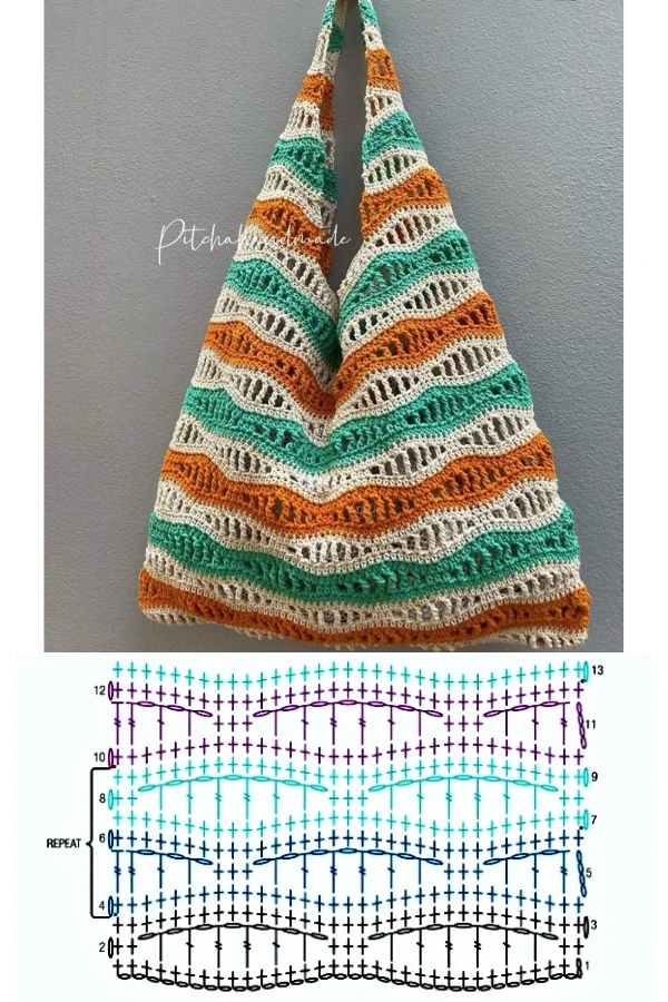 🧶Bolsas de Crochê Modernas: Pontos Lindos e Criativos para Criar Peças Exclusivas
