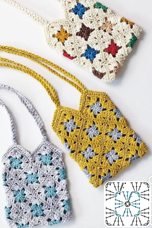 🧶Bolsinhas de Crochê para Celular: Modelos Criativos para Cada Estilo e Ocasião