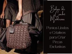 🧶Bolsas de Crochê Modernas: Pontos Lindos e Criativos para Criar Peças Exclusivas