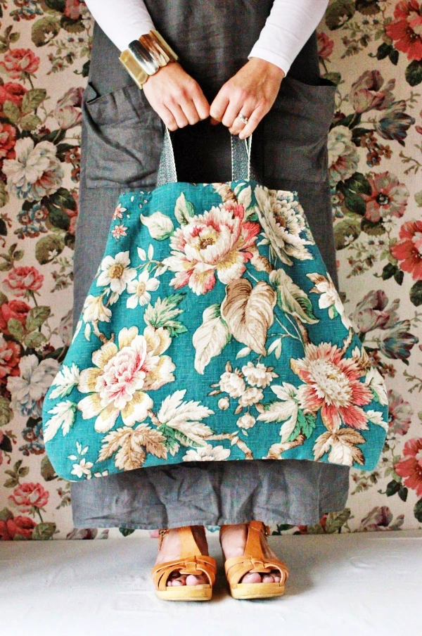 🪡DIY Bolsas de Tecido: Inspire-se com 17 Modelos Florais Lindos e Criativos
